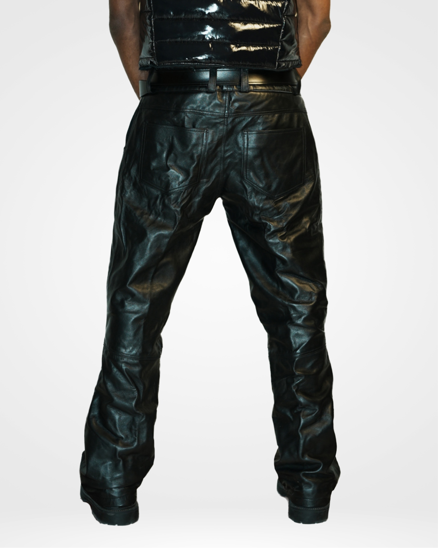 LE MOTO leather Pants with Chaps - Image 3